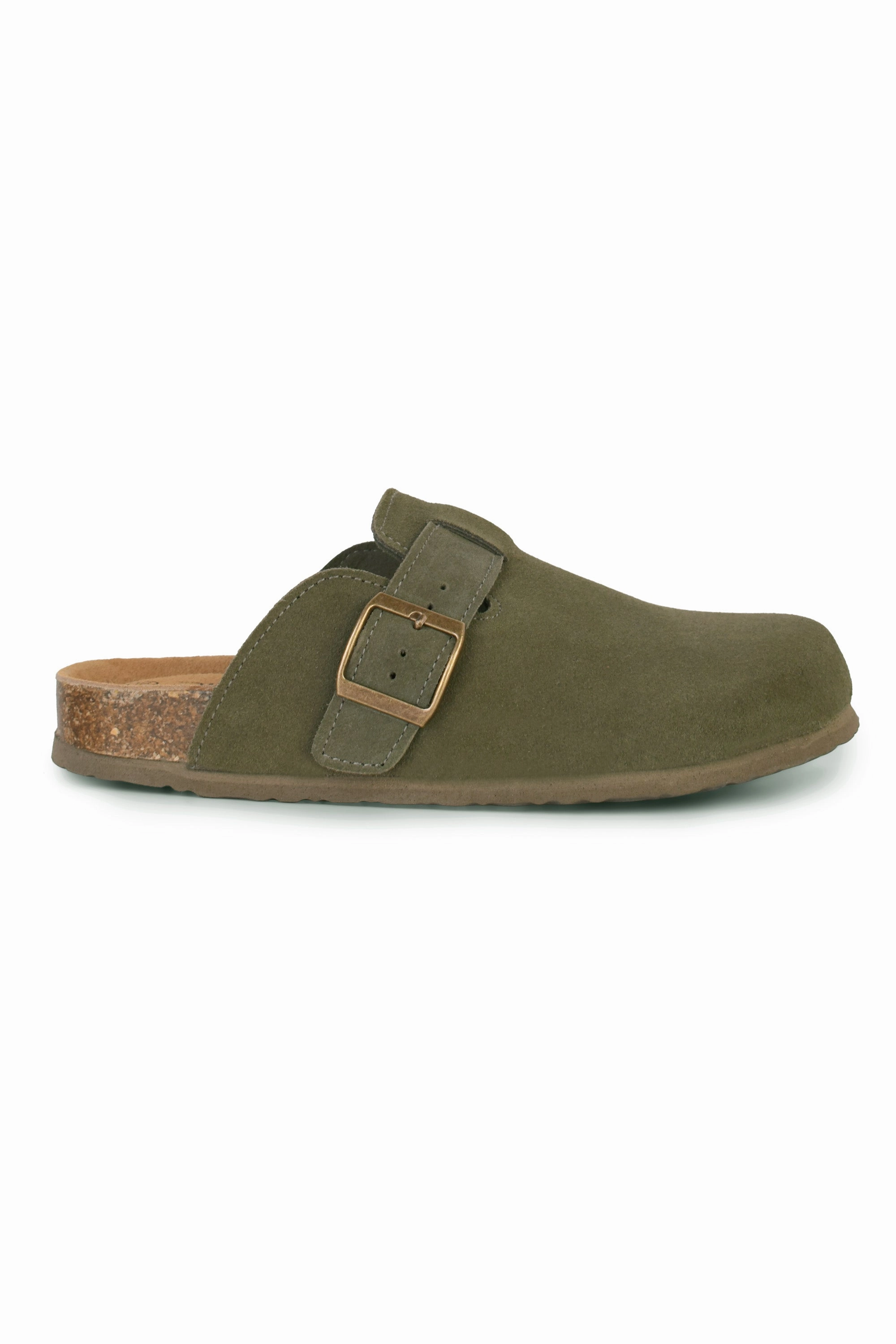 01-5371 Flat Buckle Clog Mule