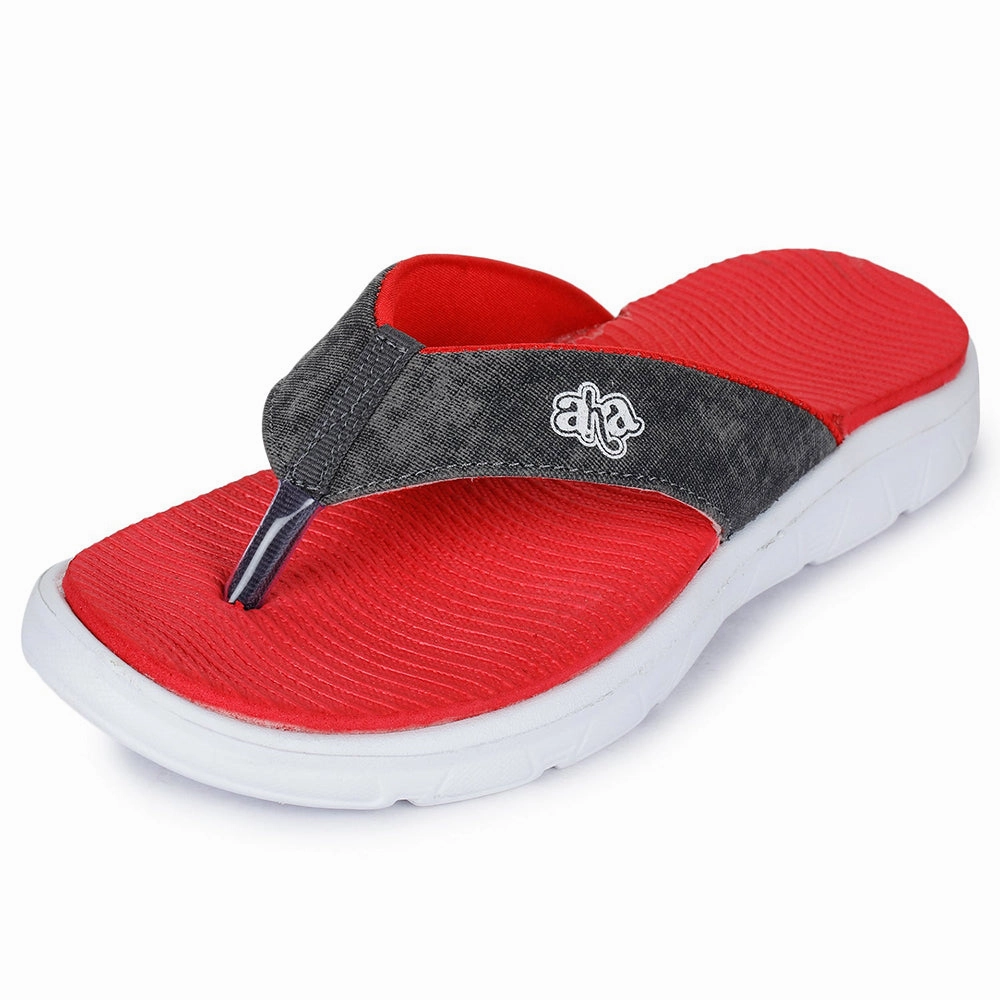 A-HA Casual Red Slipper For Women Cushion-3N By Liberty