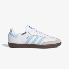 ADIDAS ORIGINALS | SAMBA OG { CLOUD WHITE/CLEAR SKY/BLUE