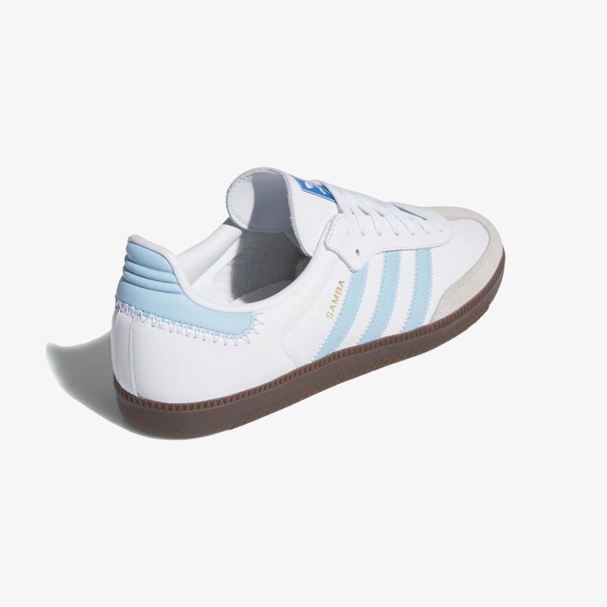 ADIDAS ORIGINALS | SAMBA OG { CLOUD WHITE/CLEAR SKY/BLUE