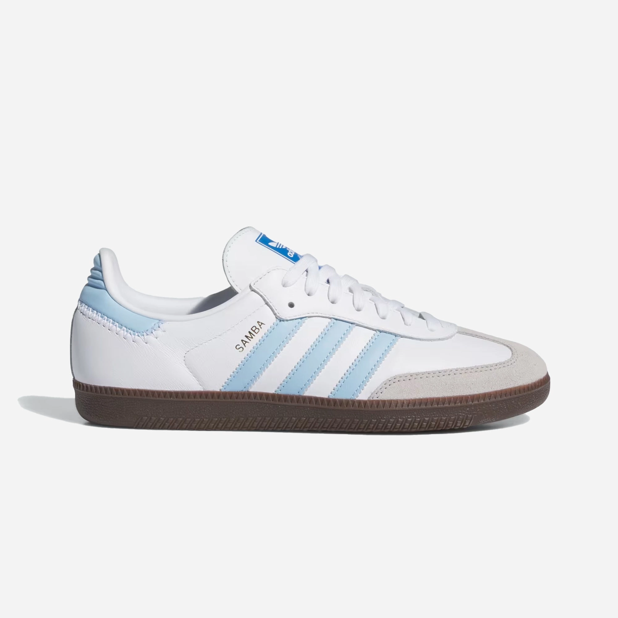 ADIDAS ORIGINALS | SAMBA OG { CLOUD WHITE/CLEAR SKY/BLUE
