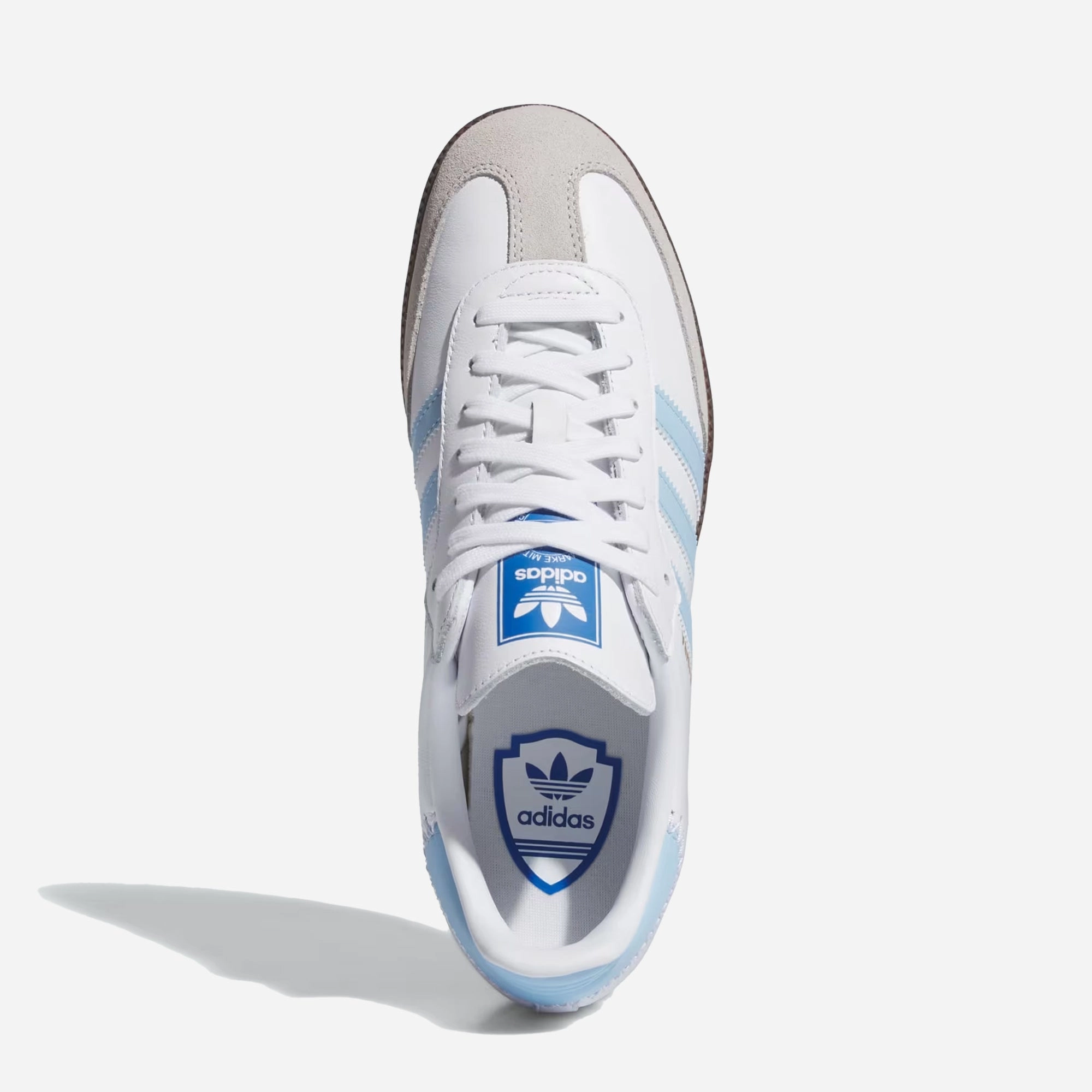 ADIDAS ORIGINALS | SAMBA OG { CLOUD WHITE/CLEAR SKY/BLUE