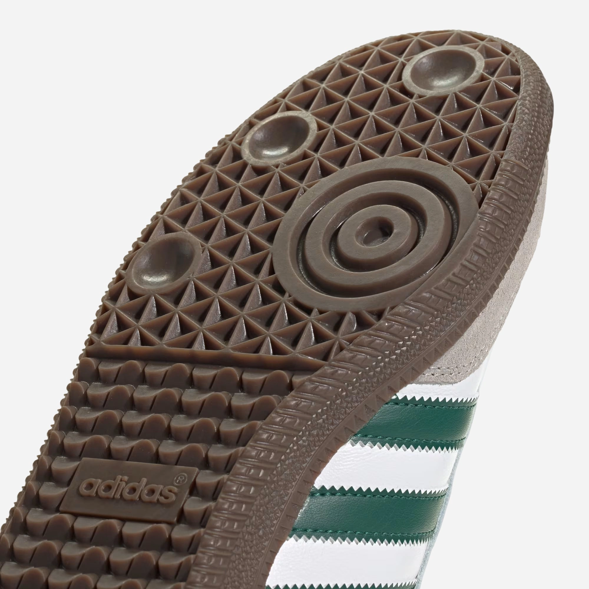 ADIDAS ORIGINALS | SAMBA OG { CLOUD WHITE/GREEN/CLEAR GRANITE
