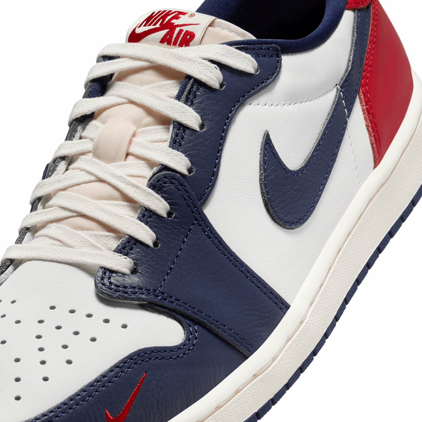Air Jordan 1 Low OG 'Gym Red & Midnight Navy'