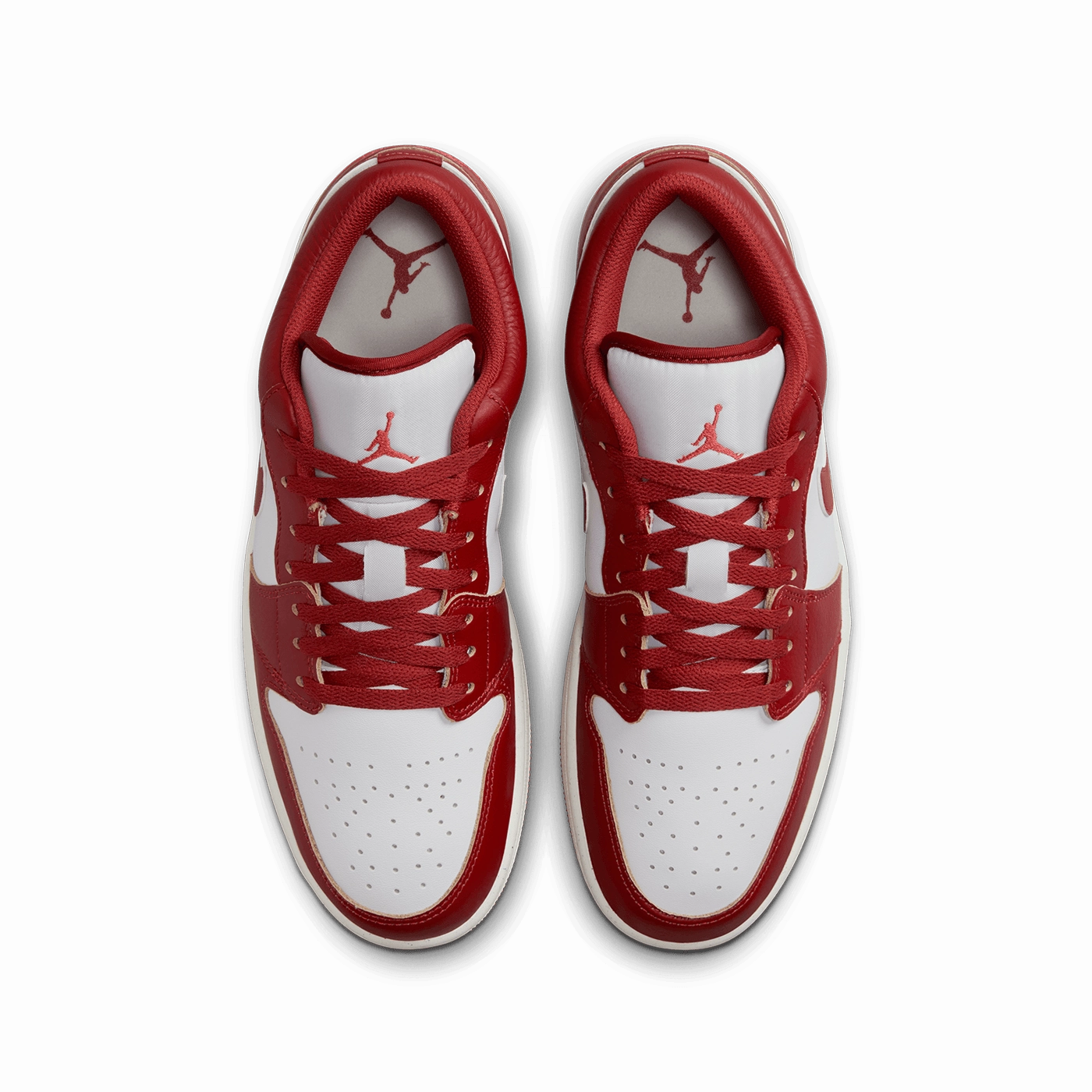 Air Jordan 1 Low SE 'White and Dune Red'