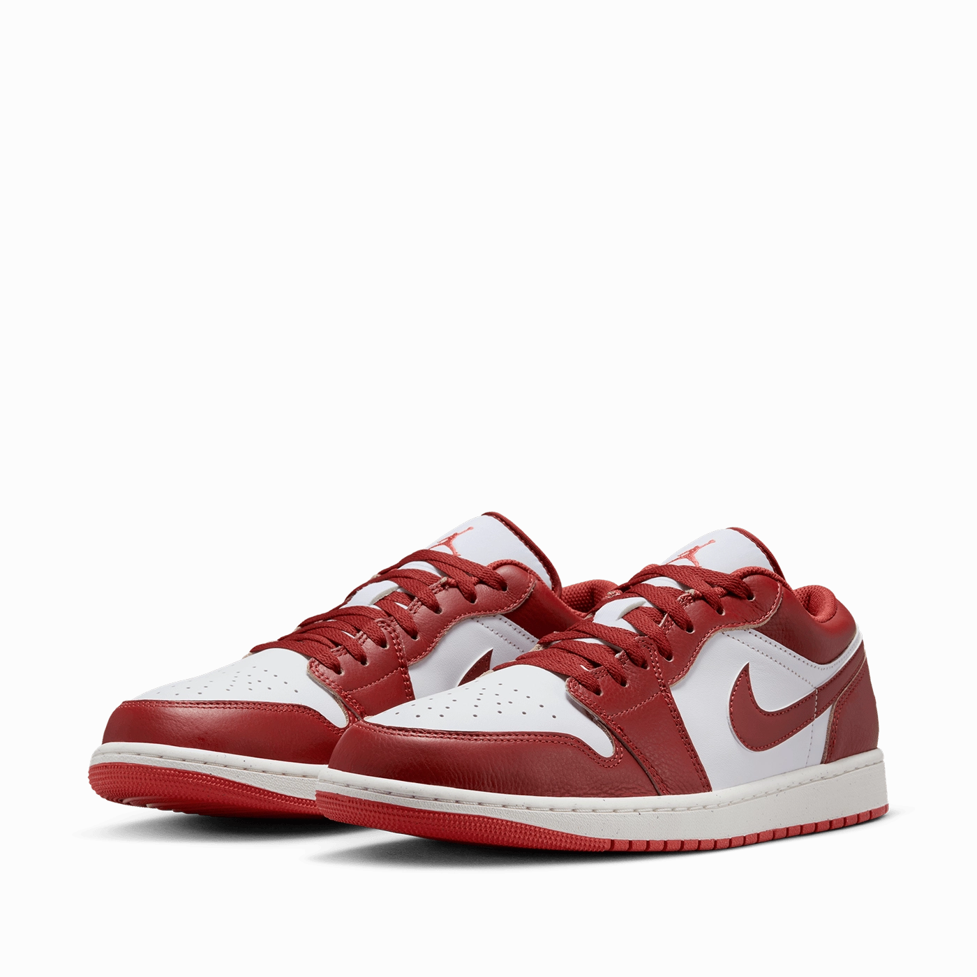 Air Jordan 1 Low SE 'White and Dune Red'