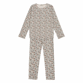Antebies Winter Flowers Rib Pyjama
