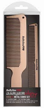 BabylissPRO Barberology RoseFX Metal Comb Set