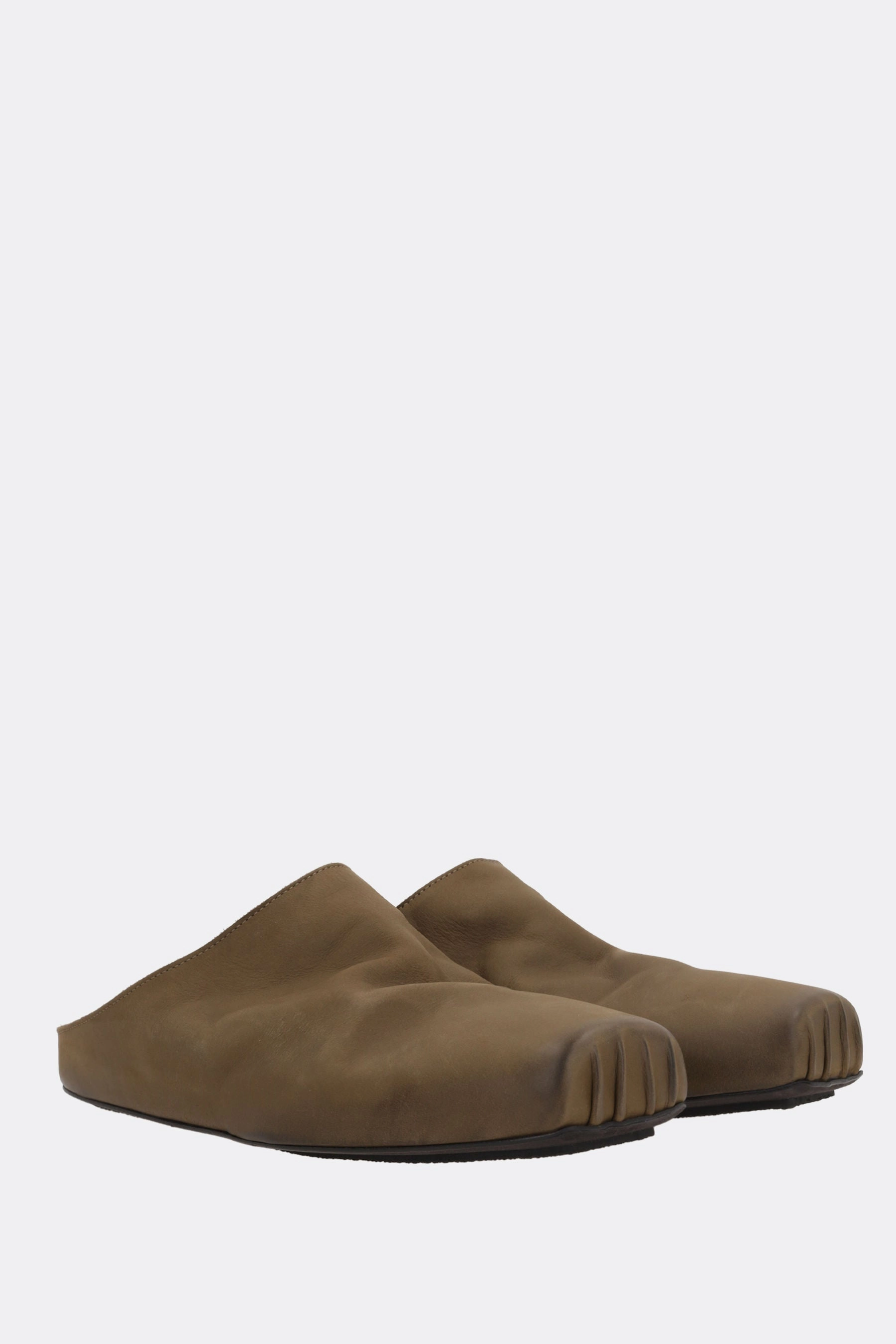 ballet slippers in smooth leather