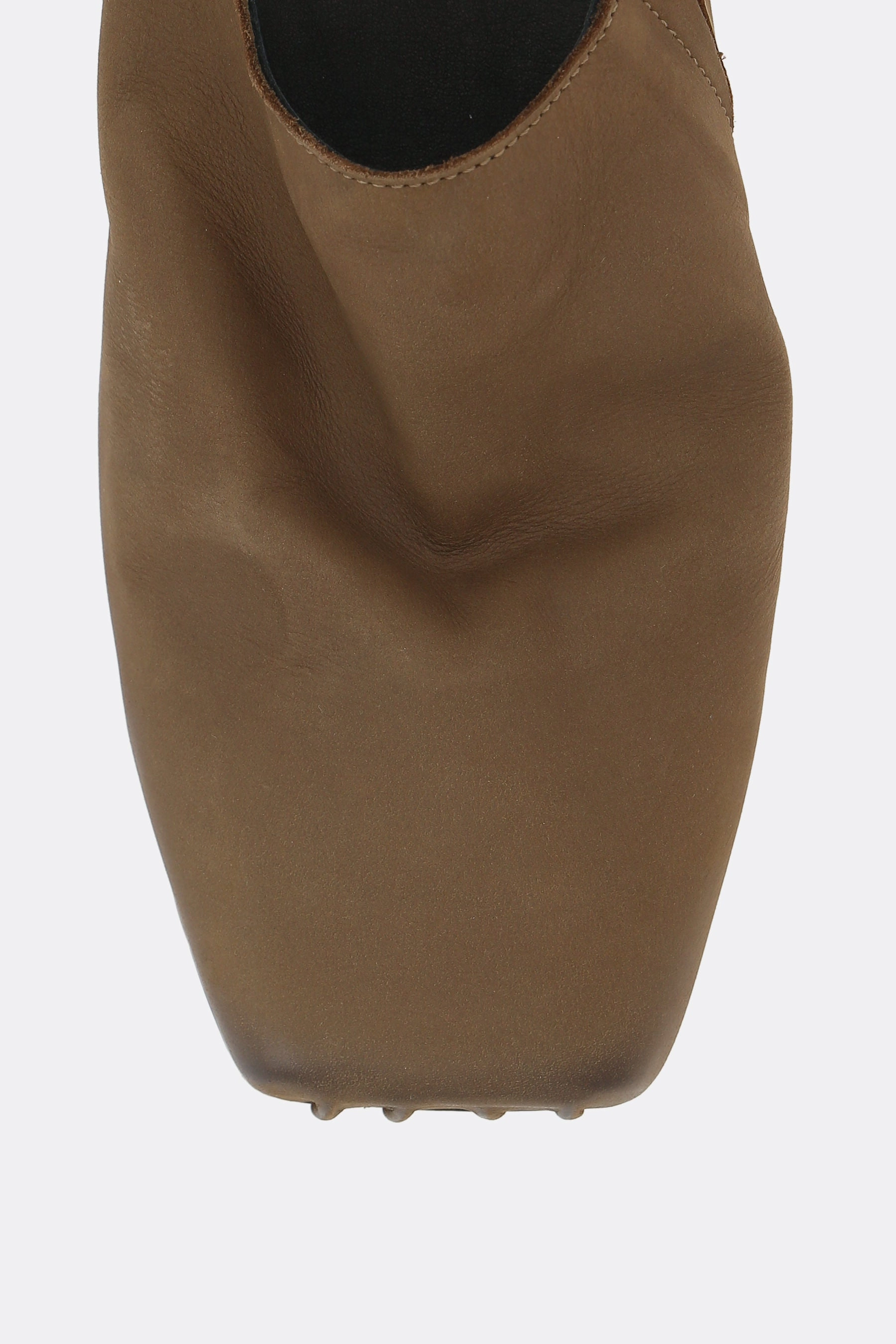 ballet slippers in smooth leather