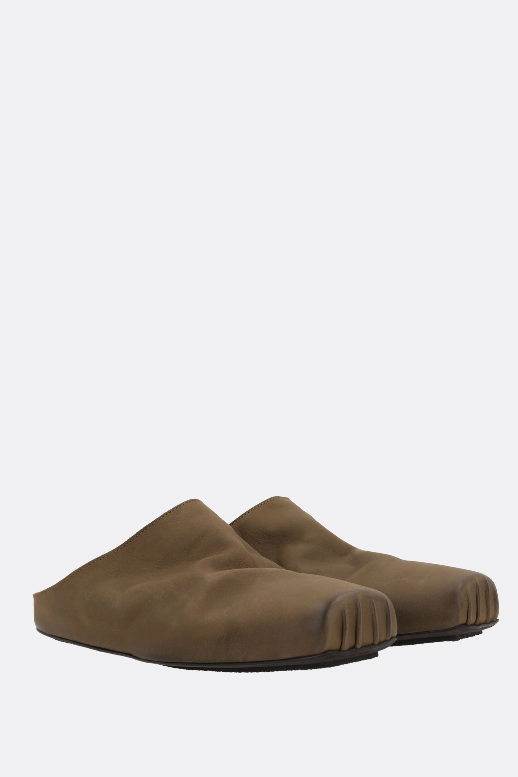 ballet slippers in smooth leather