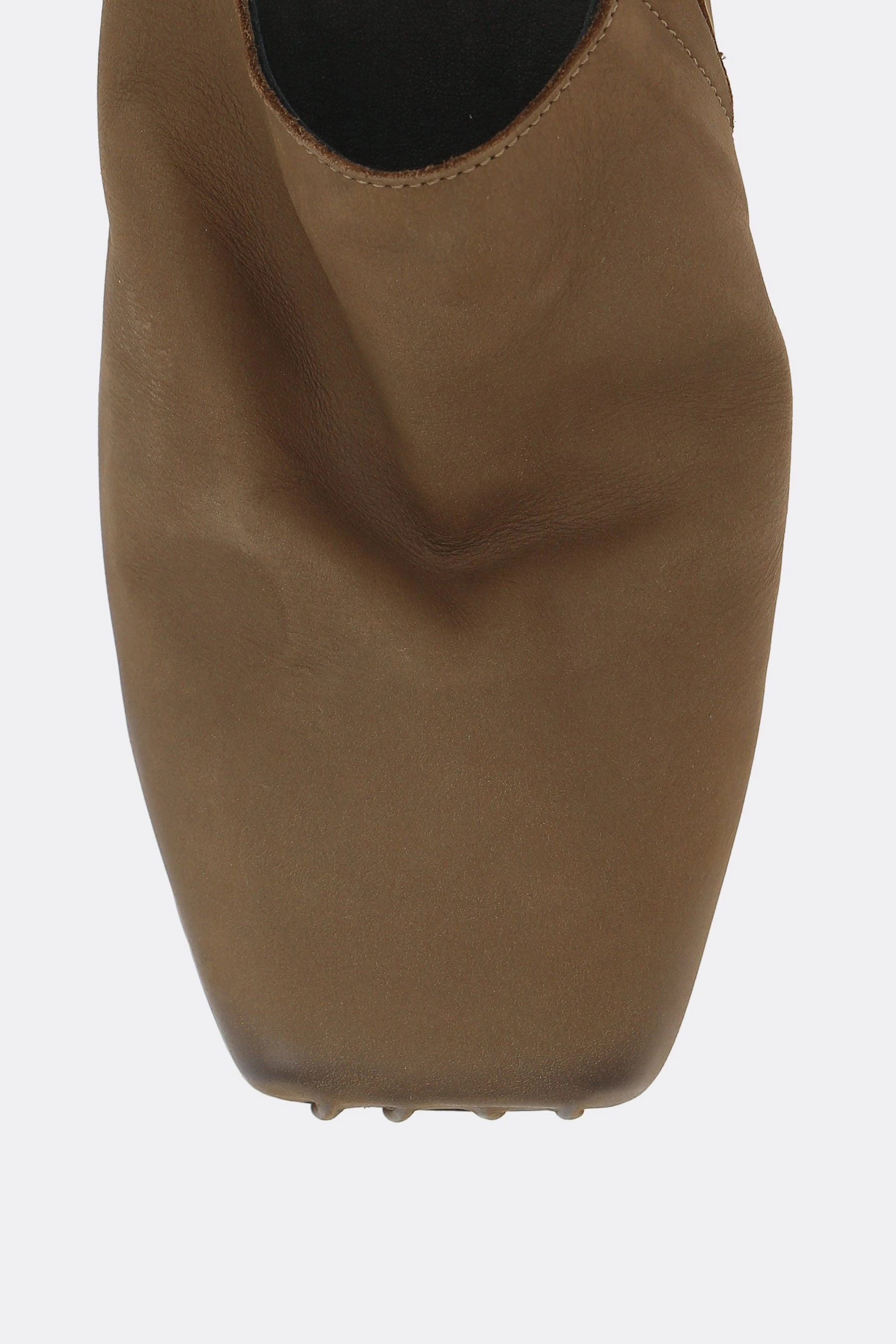 ballet slippers in smooth leather