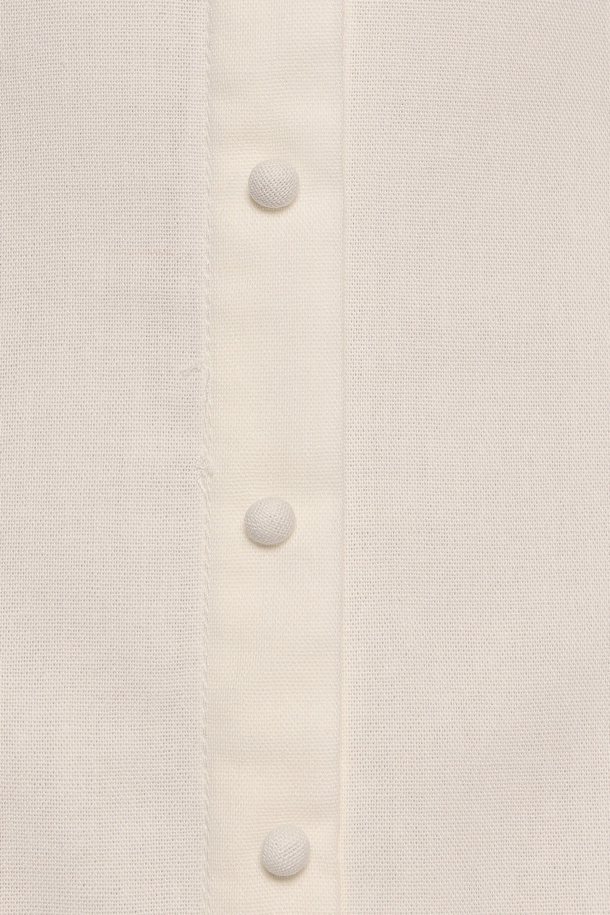 Barbara Midi Button Down Dress - White