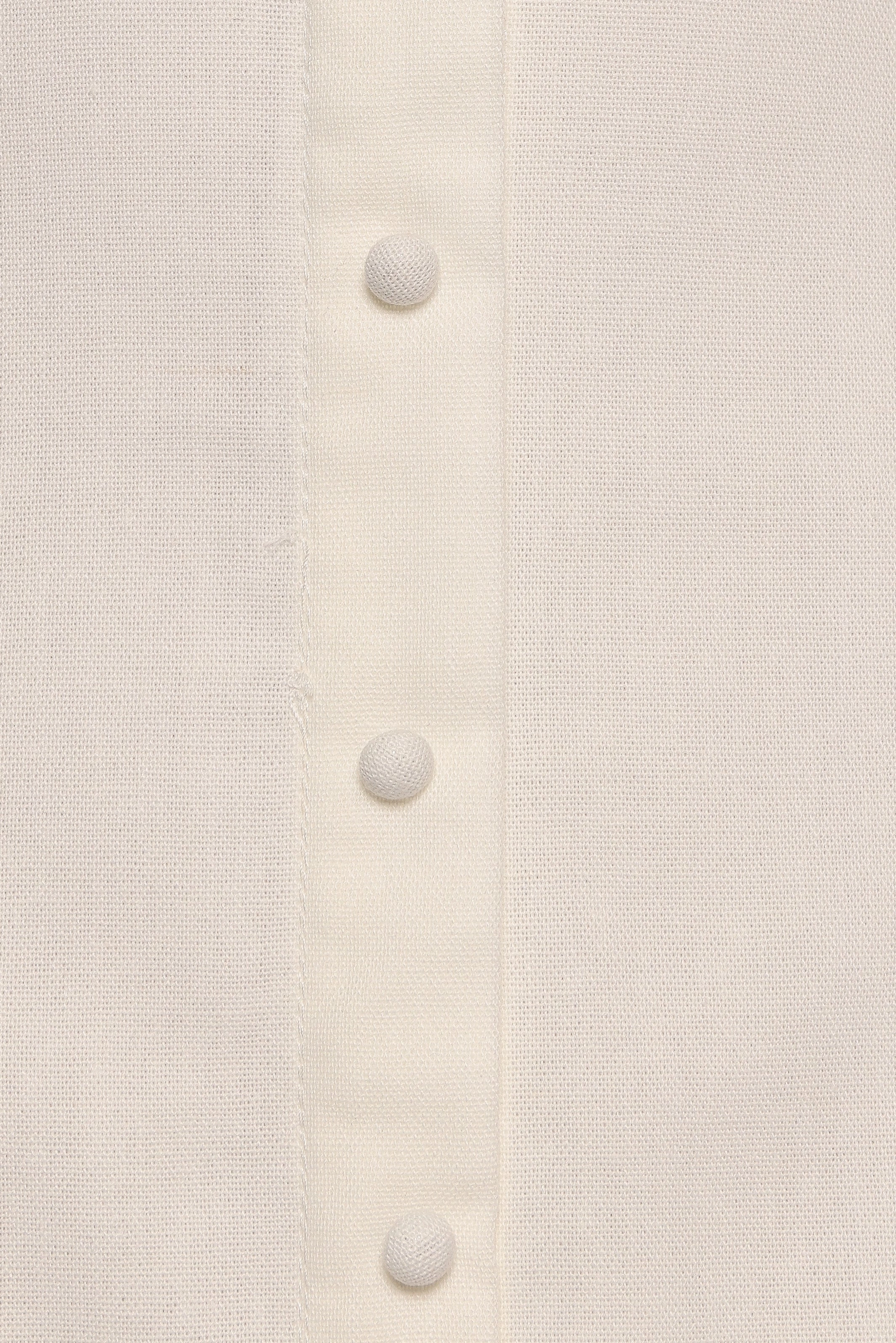 Barbara Midi Button Down Dress - White