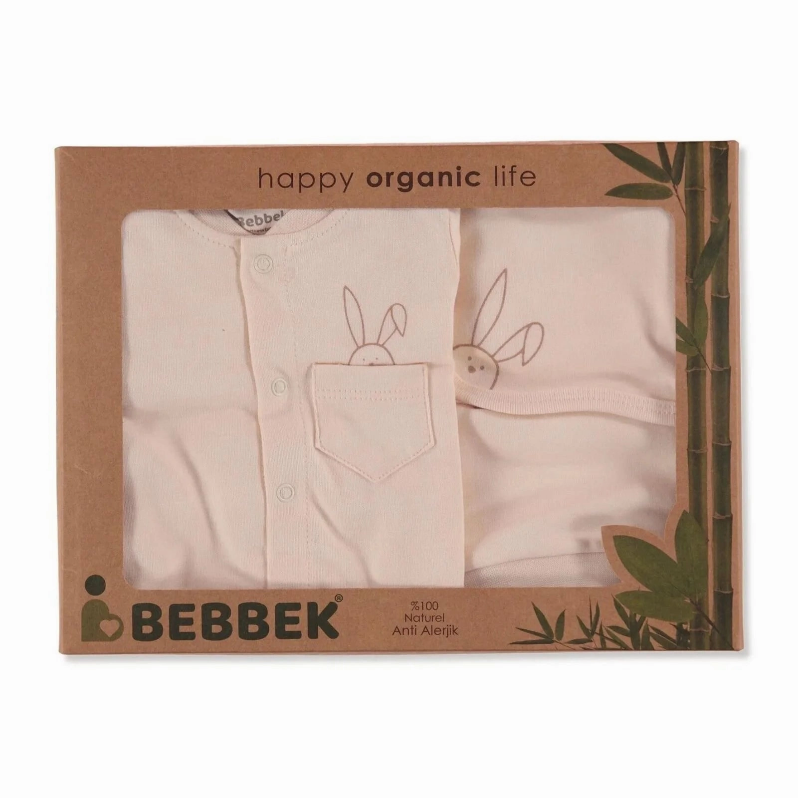 Bebbek Organic 5 Pcs Newborn Gift Starter Set