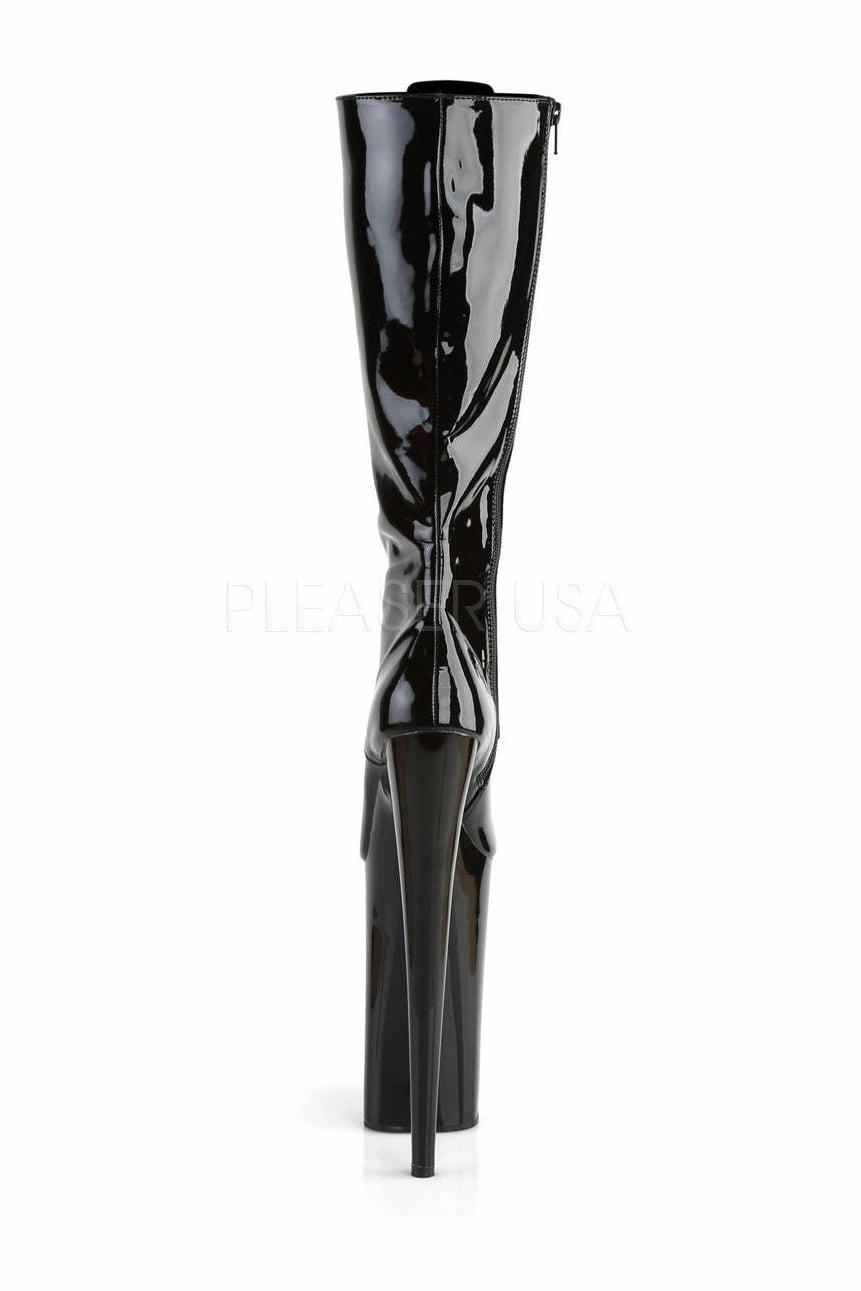 BEYOND-2020 Platform Boot  | Black Patent