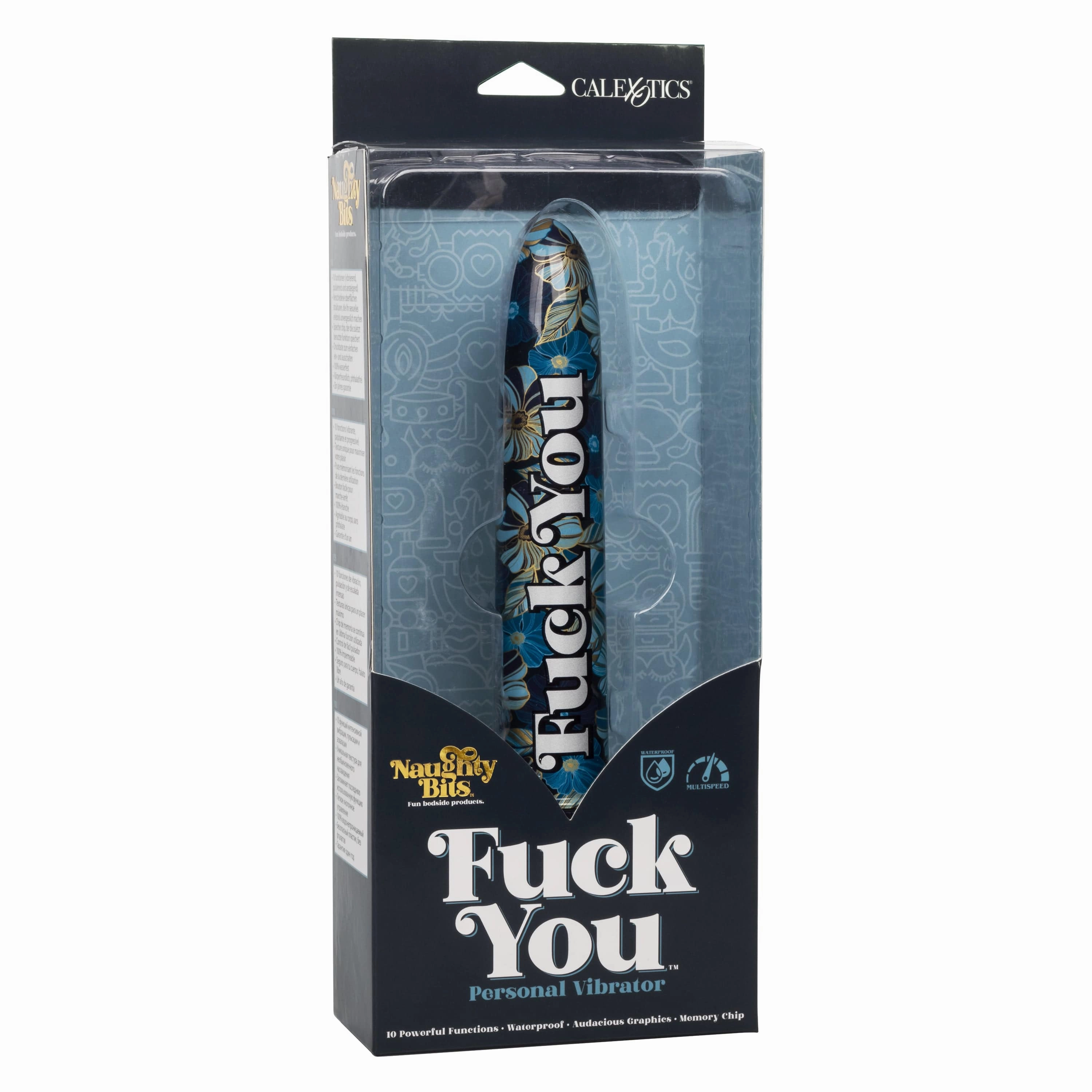 California Exotics - Naughty Bits Fuck You Personal Vibrator (Blue)