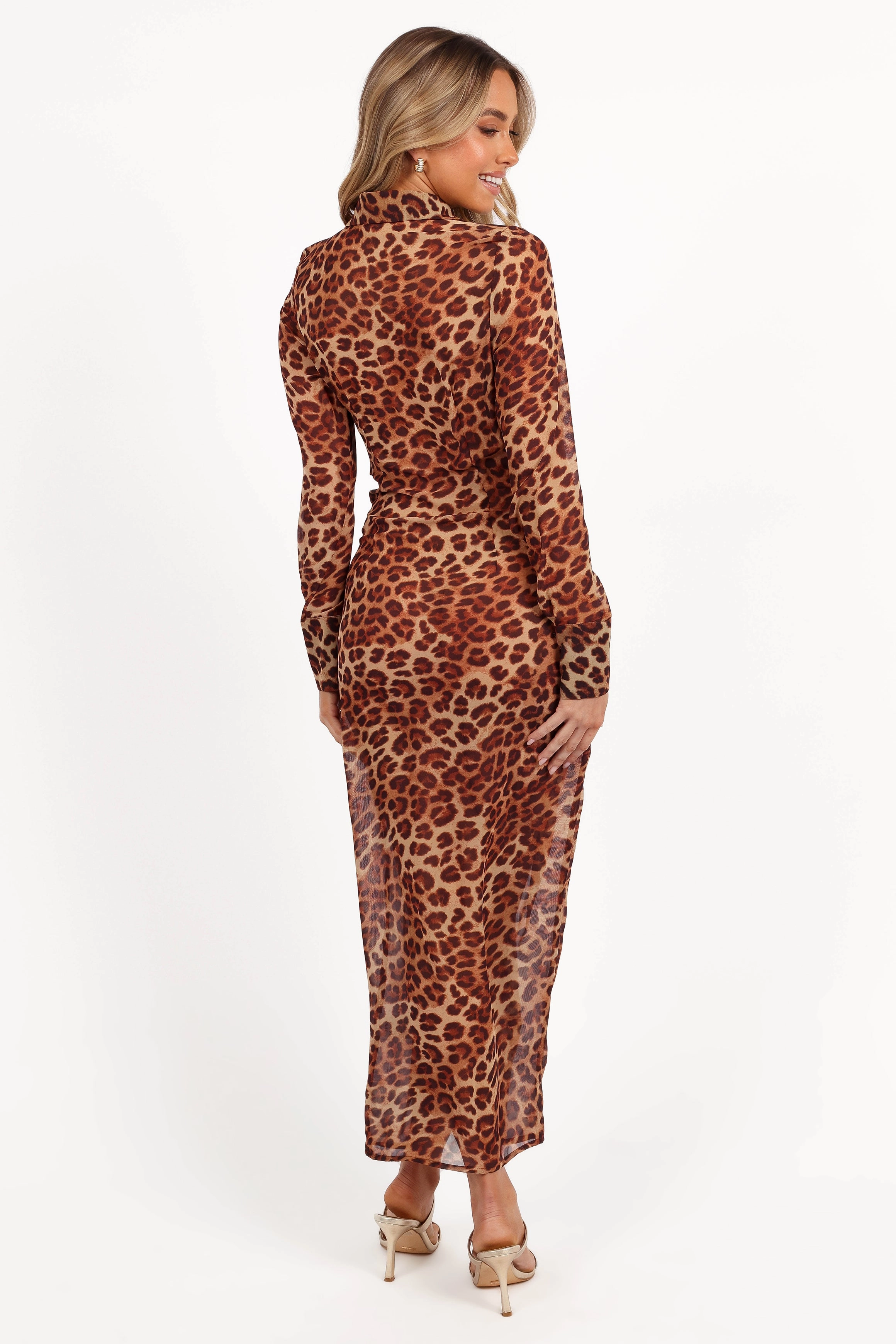 Calista Shirt Dress - Leopard
