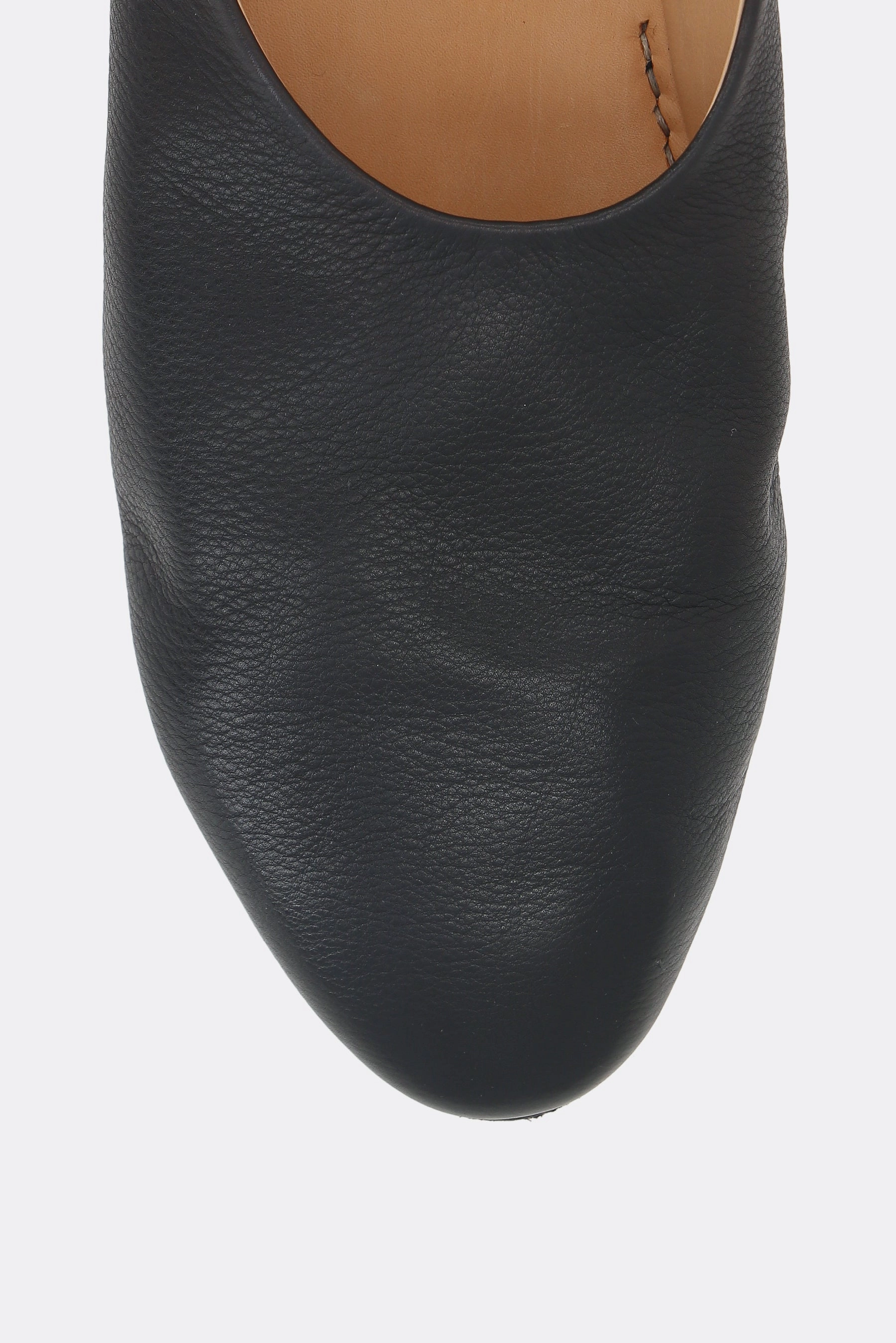 Coltellaccio slippers in grainy leather