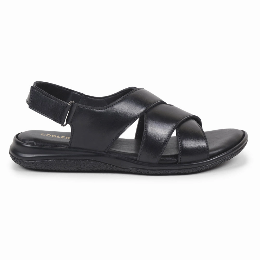 Coolers By Liberty Men VCL-35 Black Formal Sandal