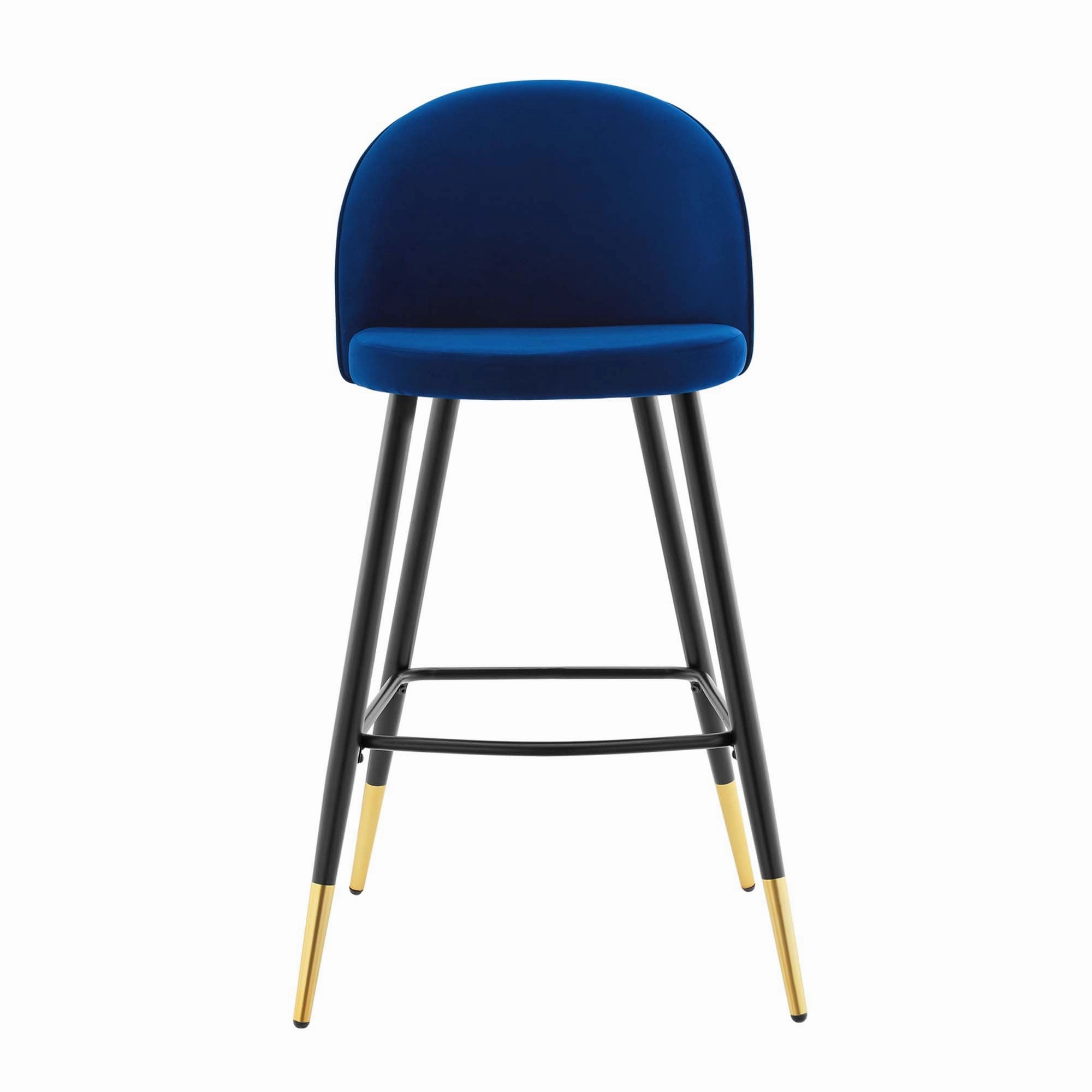 Cordial Performance Velvet Bar Stools - Set of 2 by Modway