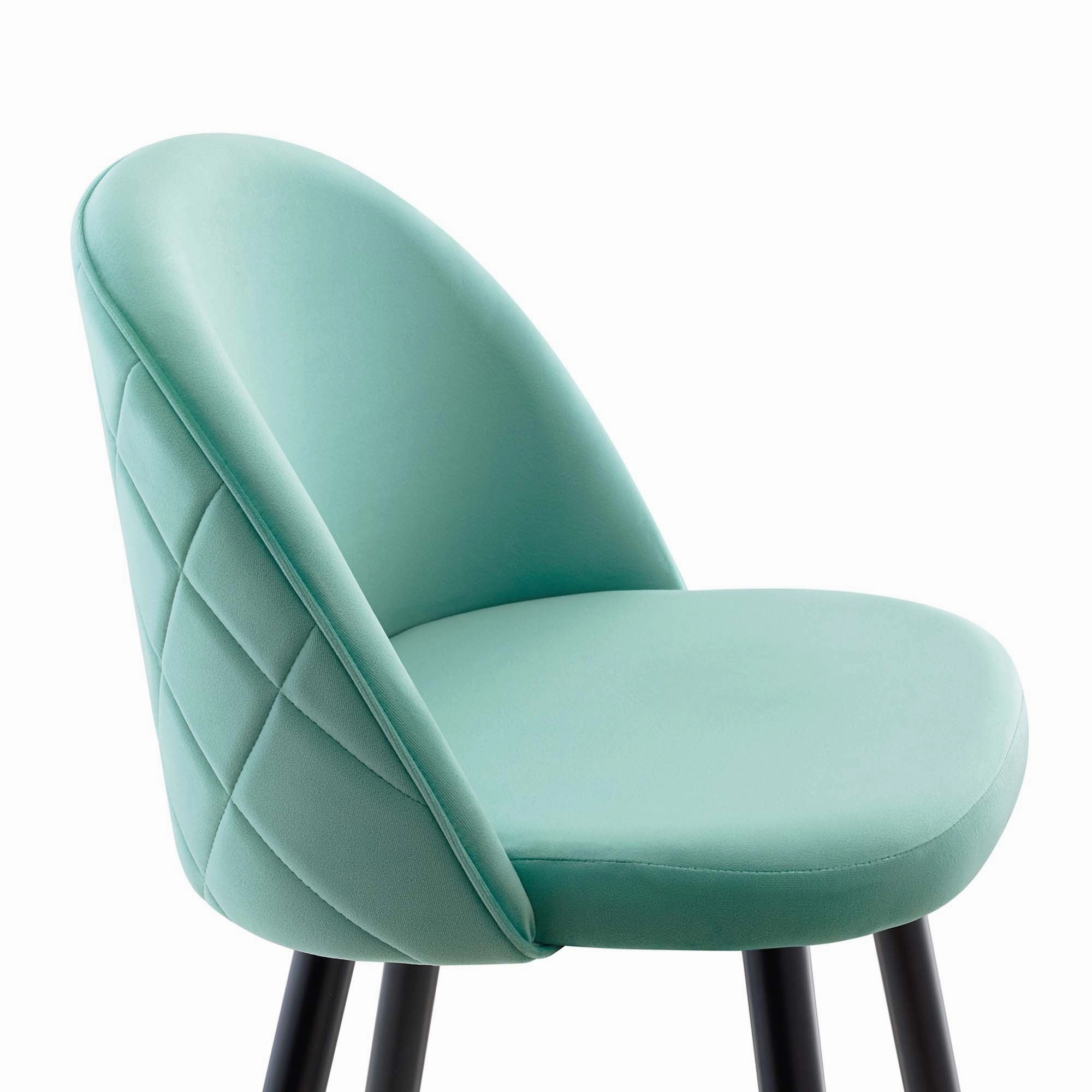 Cordial Performance Velvet Bar Stools - Set of 2 by Modway