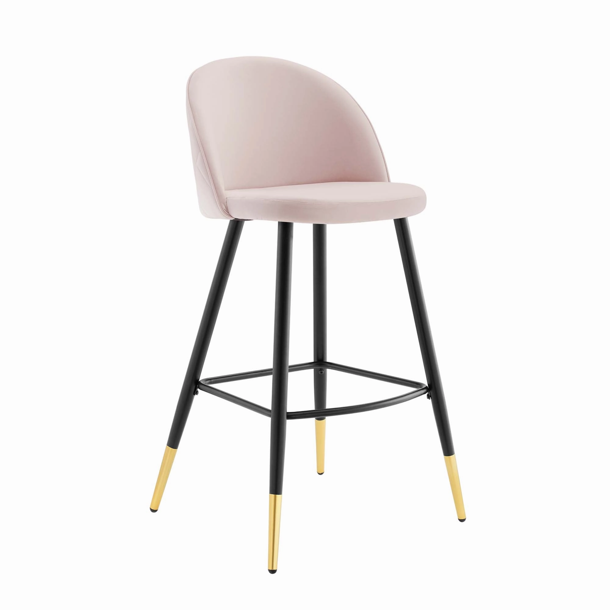 Cordial Performance Velvet Bar Stools - Set of 2 by Modway