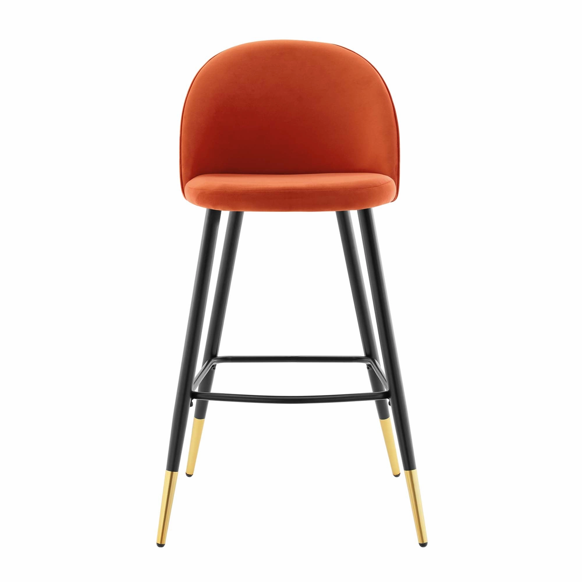 Cordial Performance Velvet Bar Stools - Set of 2 by Modway