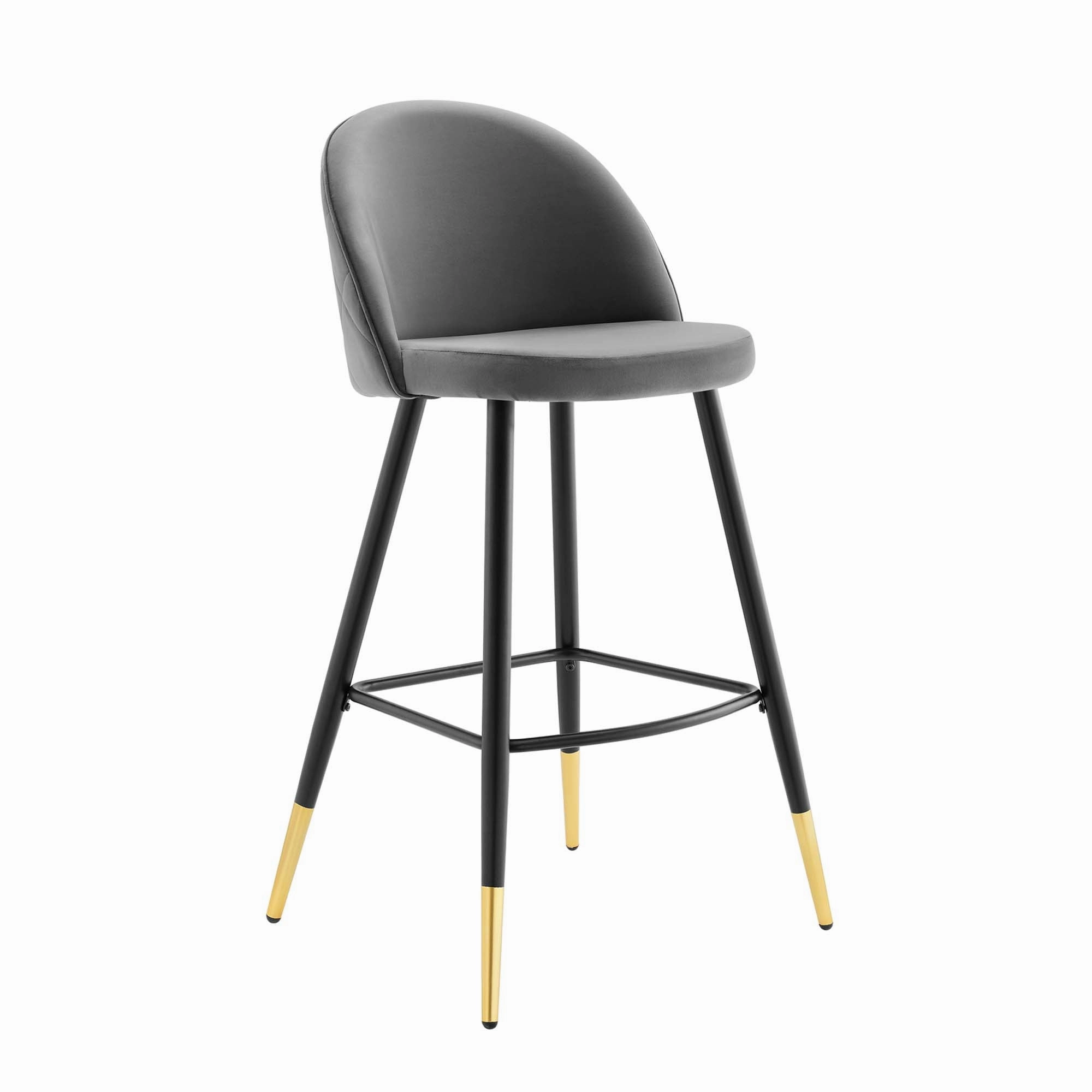 Cordial Performance Velvet Bar Stools - Set of 2 by Modway