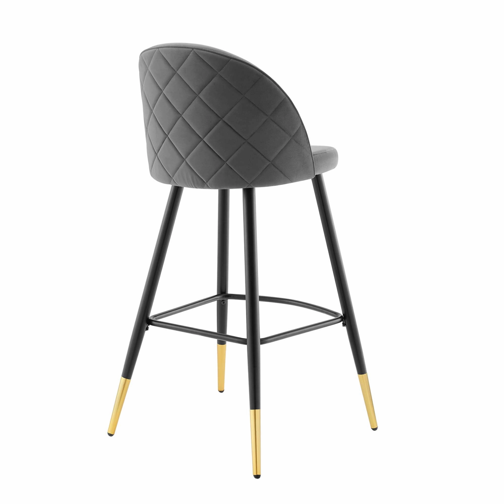 Cordial Performance Velvet Bar Stools - Set of 2 by Modway