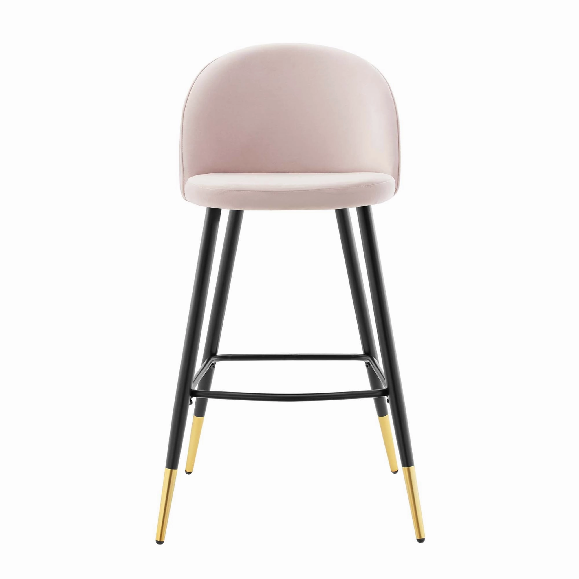 Cordial Performance Velvet Bar Stools - Set of 2 by Modway