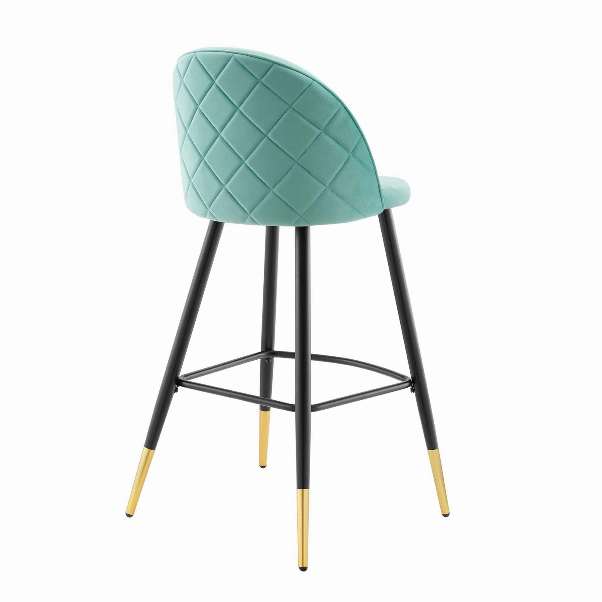 Cordial Performance Velvet Bar Stools - Set of 2 by Modway