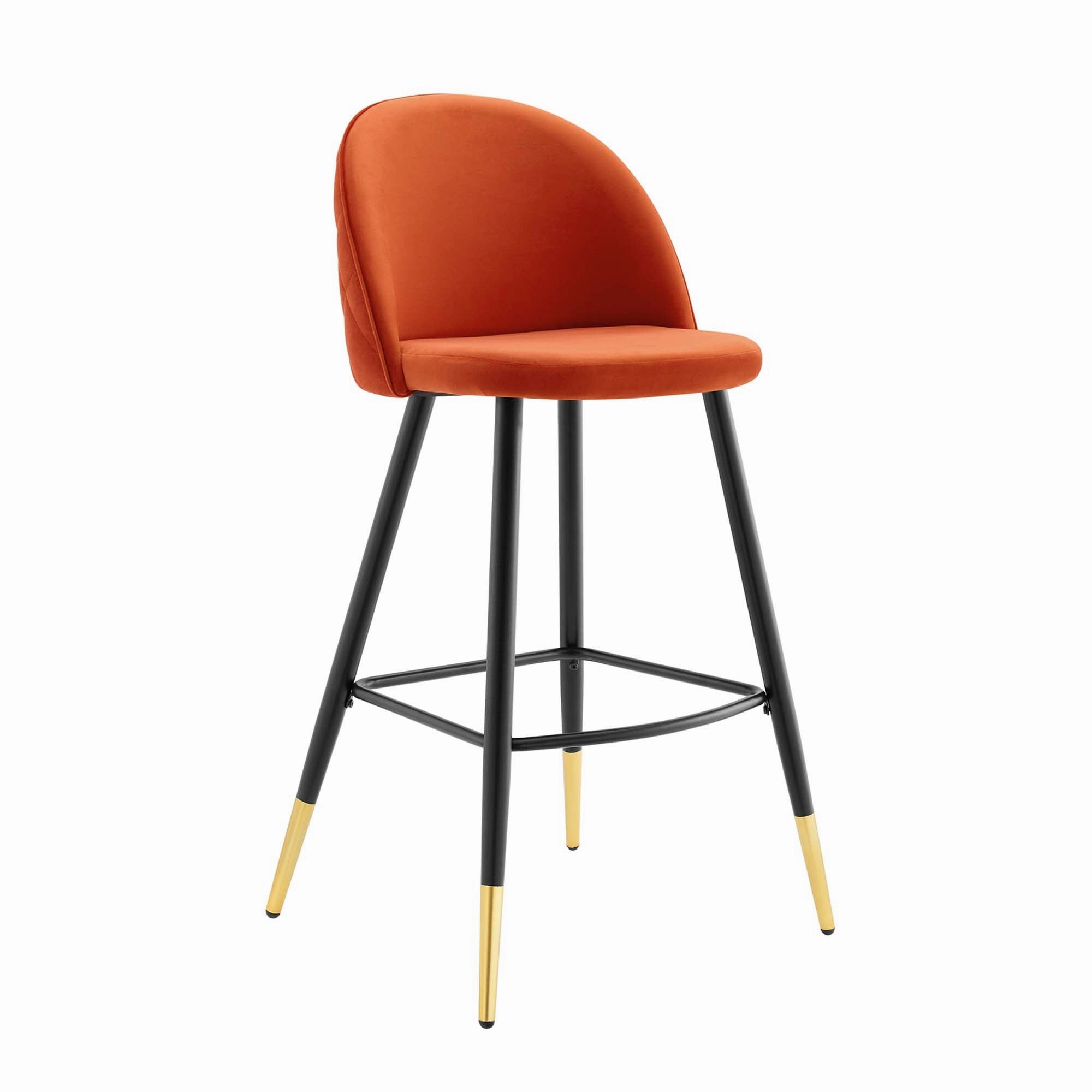 Cordial Performance Velvet Bar Stools - Set of 2 by Modway