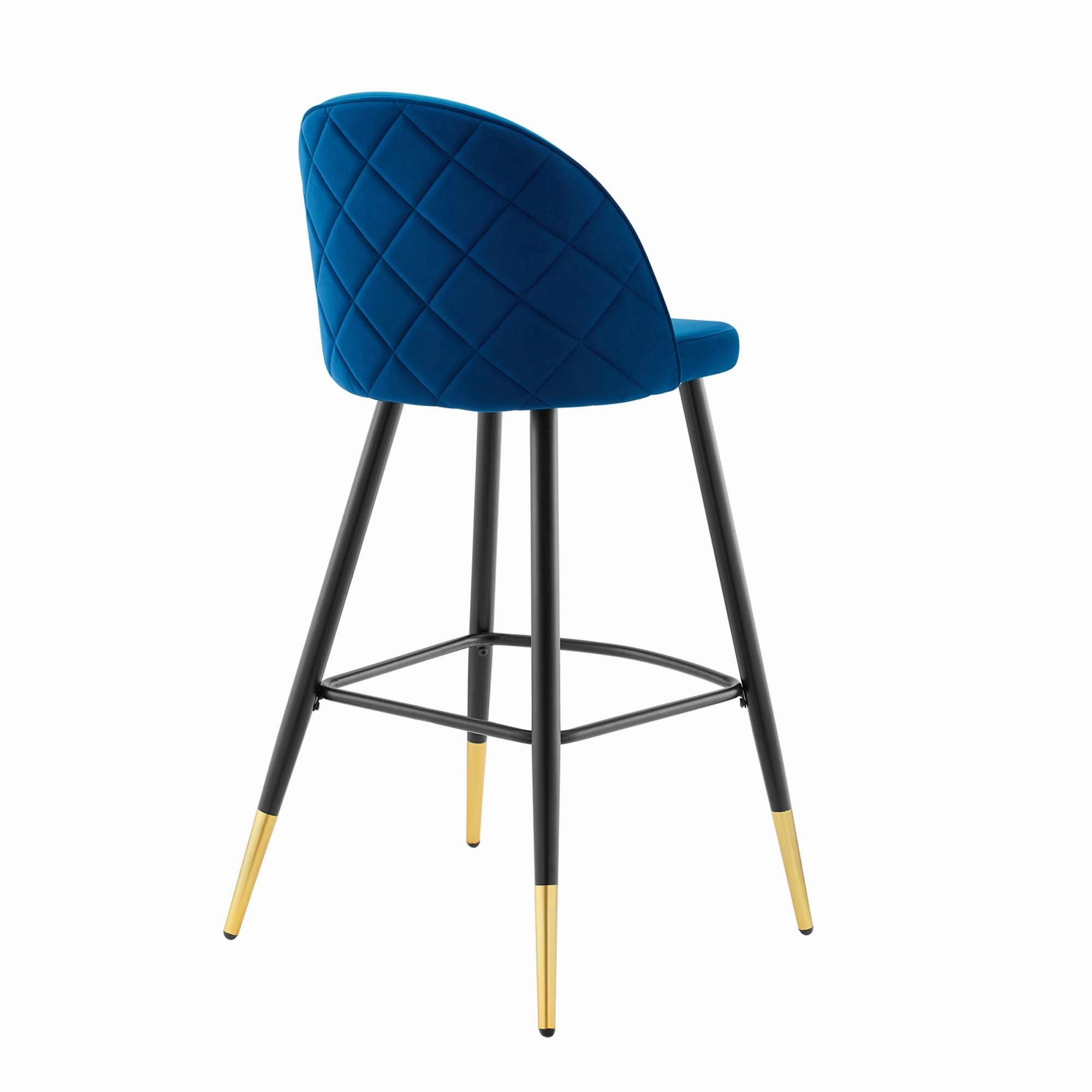 Cordial Performance Velvet Bar Stools - Set of 2 by Modway