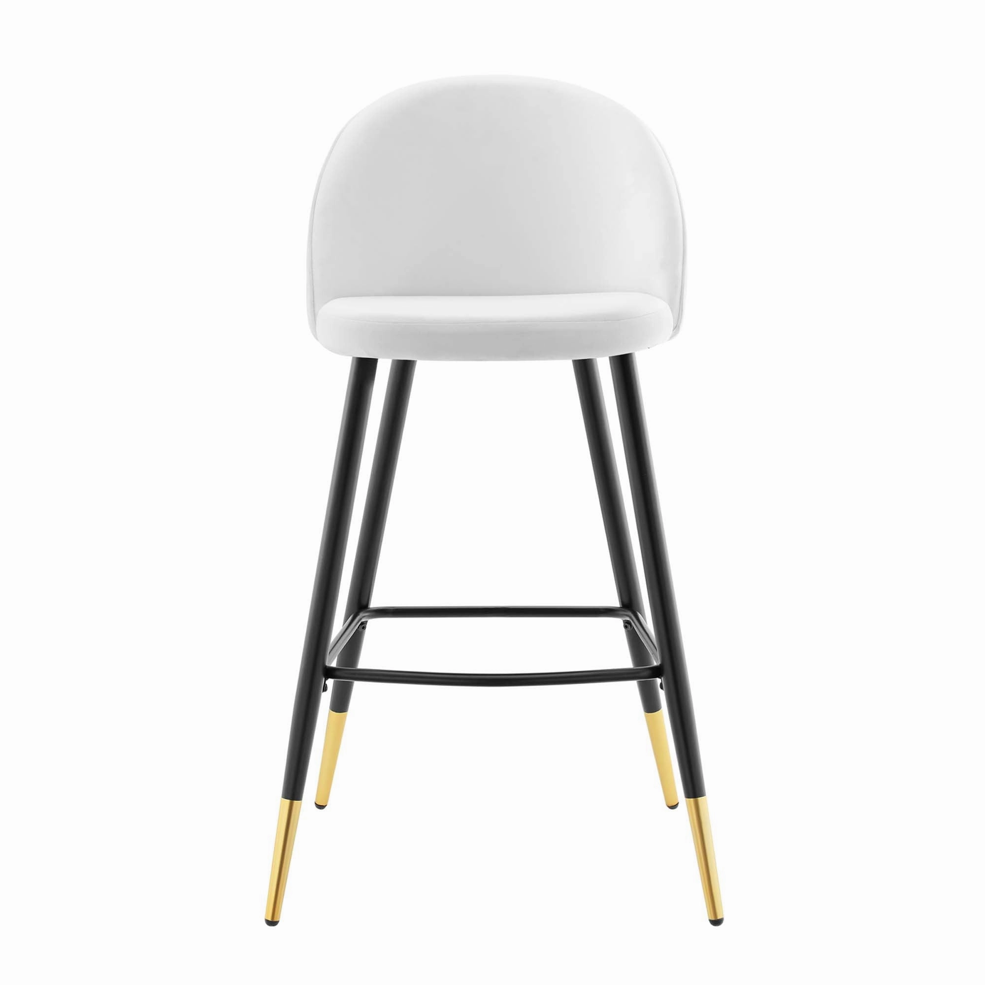 Cordial Performance Velvet Bar Stools - Set of 2 by Modway
