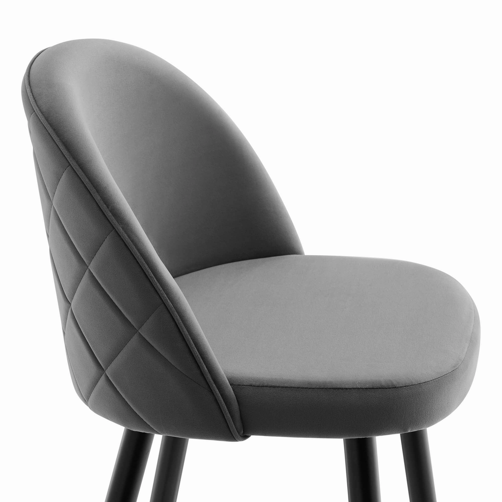 Cordial Performance Velvet Bar Stools - Set of 2 by Modway