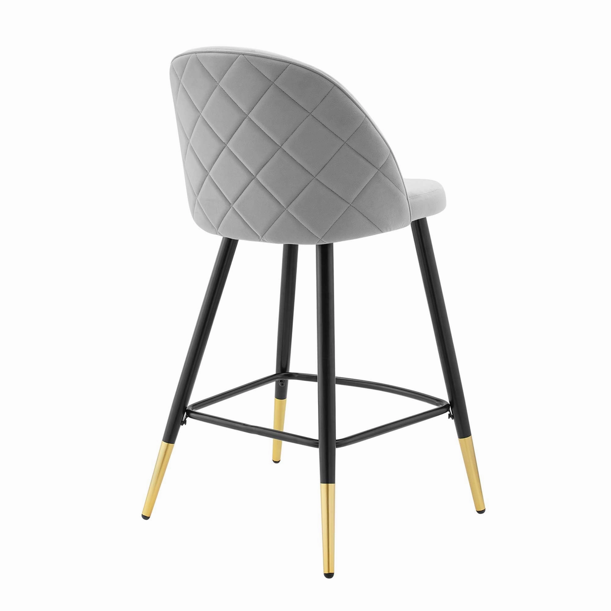 Cordial Performance Velvet Counter Stools Set of 2 by Modway