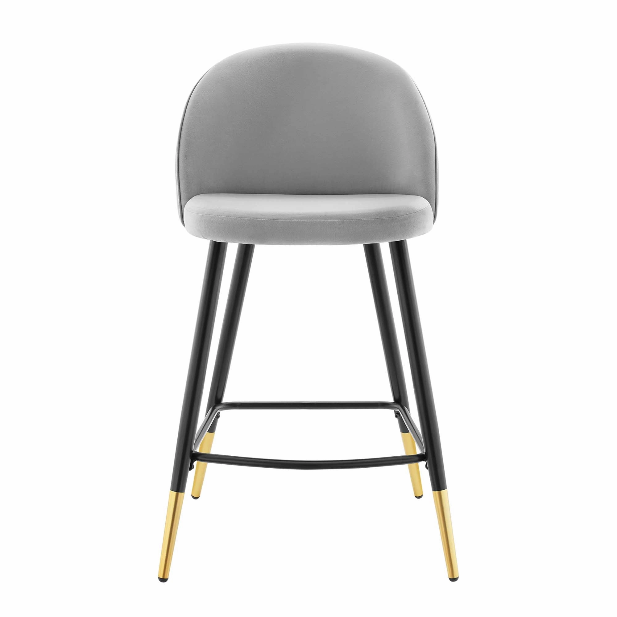 Cordial Performance Velvet Counter Stools Set of 2 by Modway
