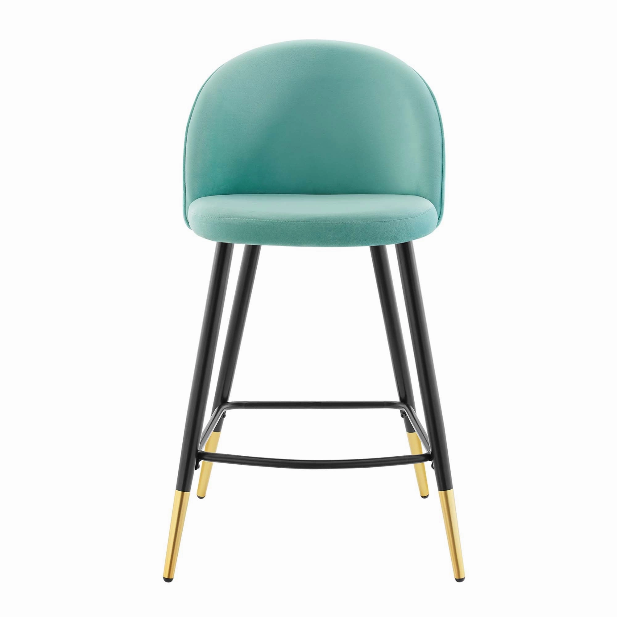 Cordial Performance Velvet Counter Stools Set of 2 by Modway