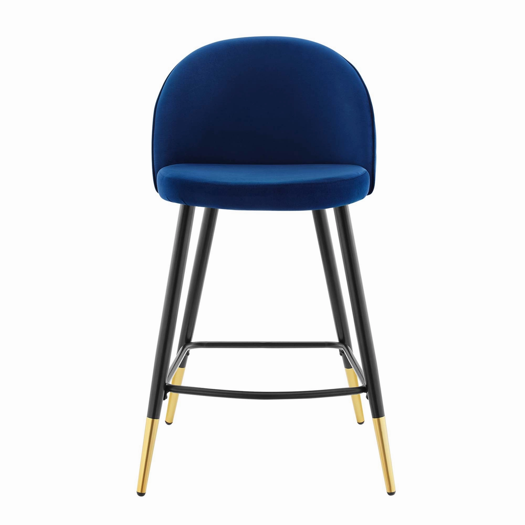 Cordial Performance Velvet Counter Stools Set of 2 by Modway
