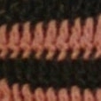 Crochet Babysitter Underwire Top - Salmon / Military Stripe
