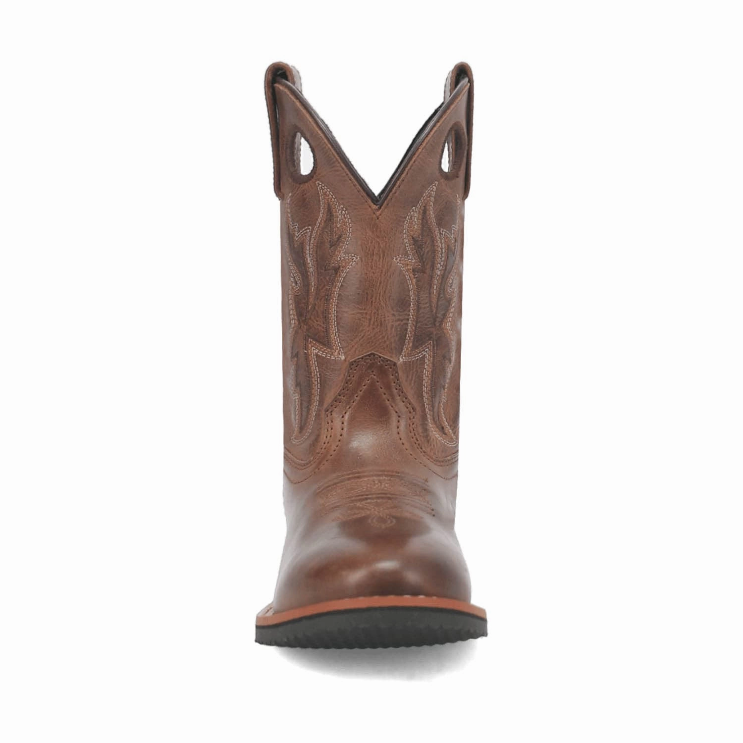 Dan Post Kids Unisex Lil Dawson Brown Leather Cowboy Boots