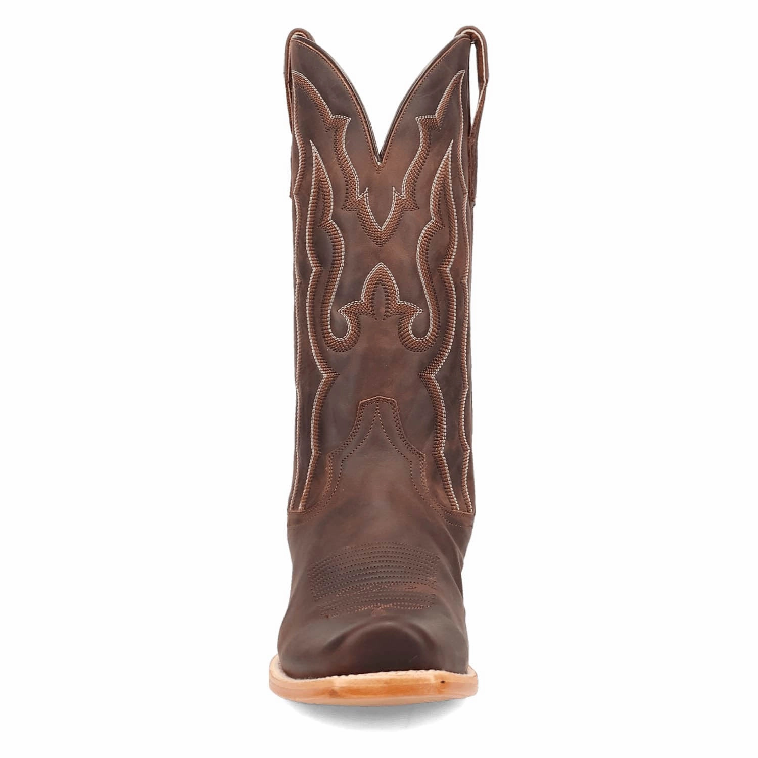Dan Post Mens Oakwood Brown Leather Cowboy Boots