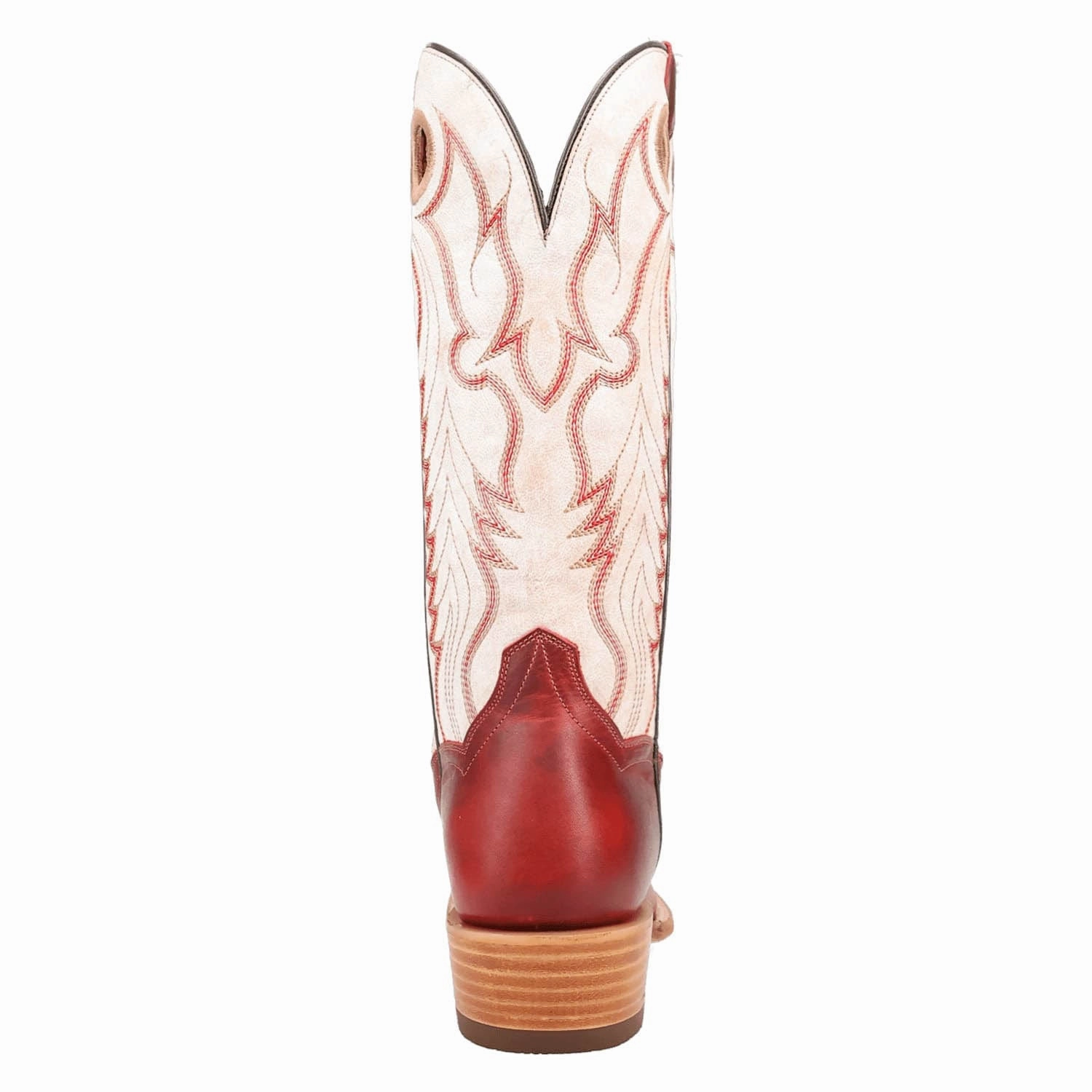 Dan Post Womens Adelaide Red/White Leather Cowboy Boots