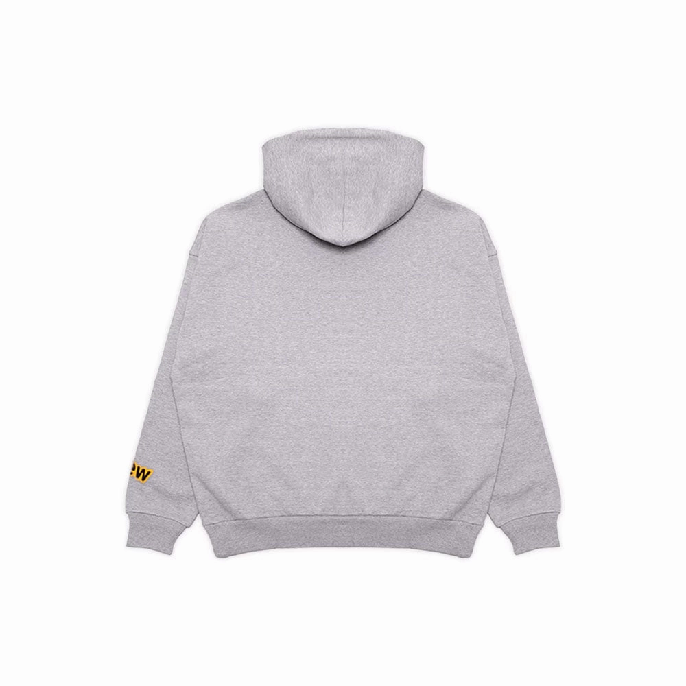 DREW HOUSE MASCOT SS FLEECED HOODIE HEATHER GREY