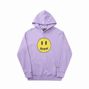 DREW HOUSE MASCOT SS FLEECED HOODIE LAVENDER -