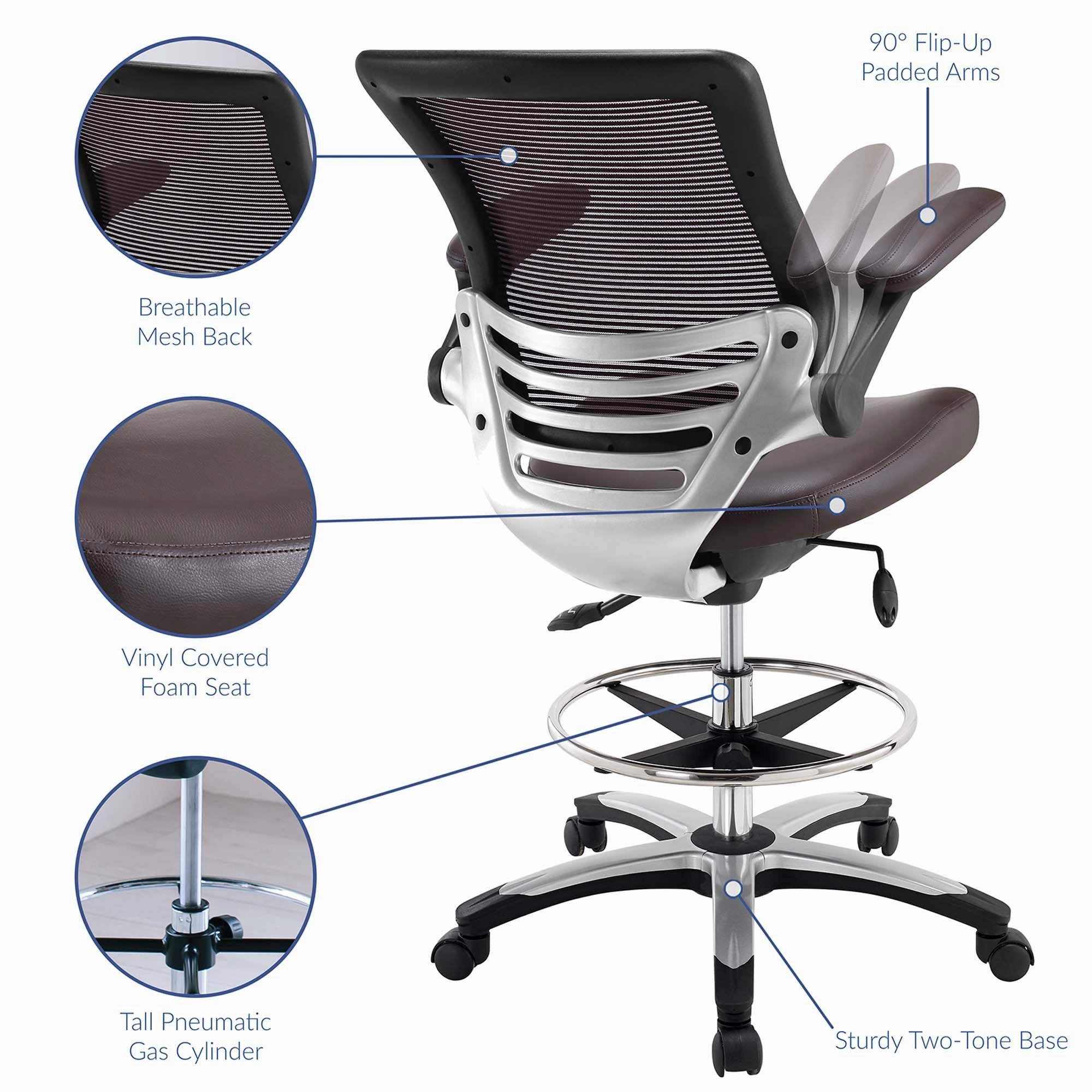 Edge Drafting Chair by Modway