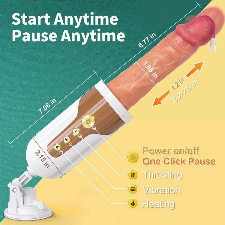 Gerald - Automatic Thrusting Dildo Machine Remote Control 5 Vibration & 5 Thrusting Modes Sex Machine