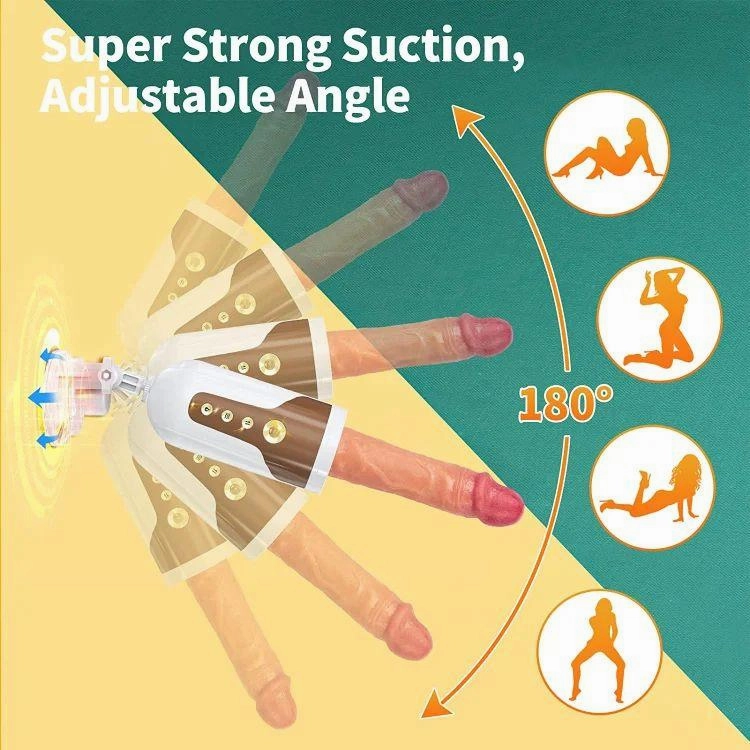 Gerald - Automatic Thrusting Dildo Machine Remote Control 5 Vibration & 5 Thrusting Modes Sex Machine