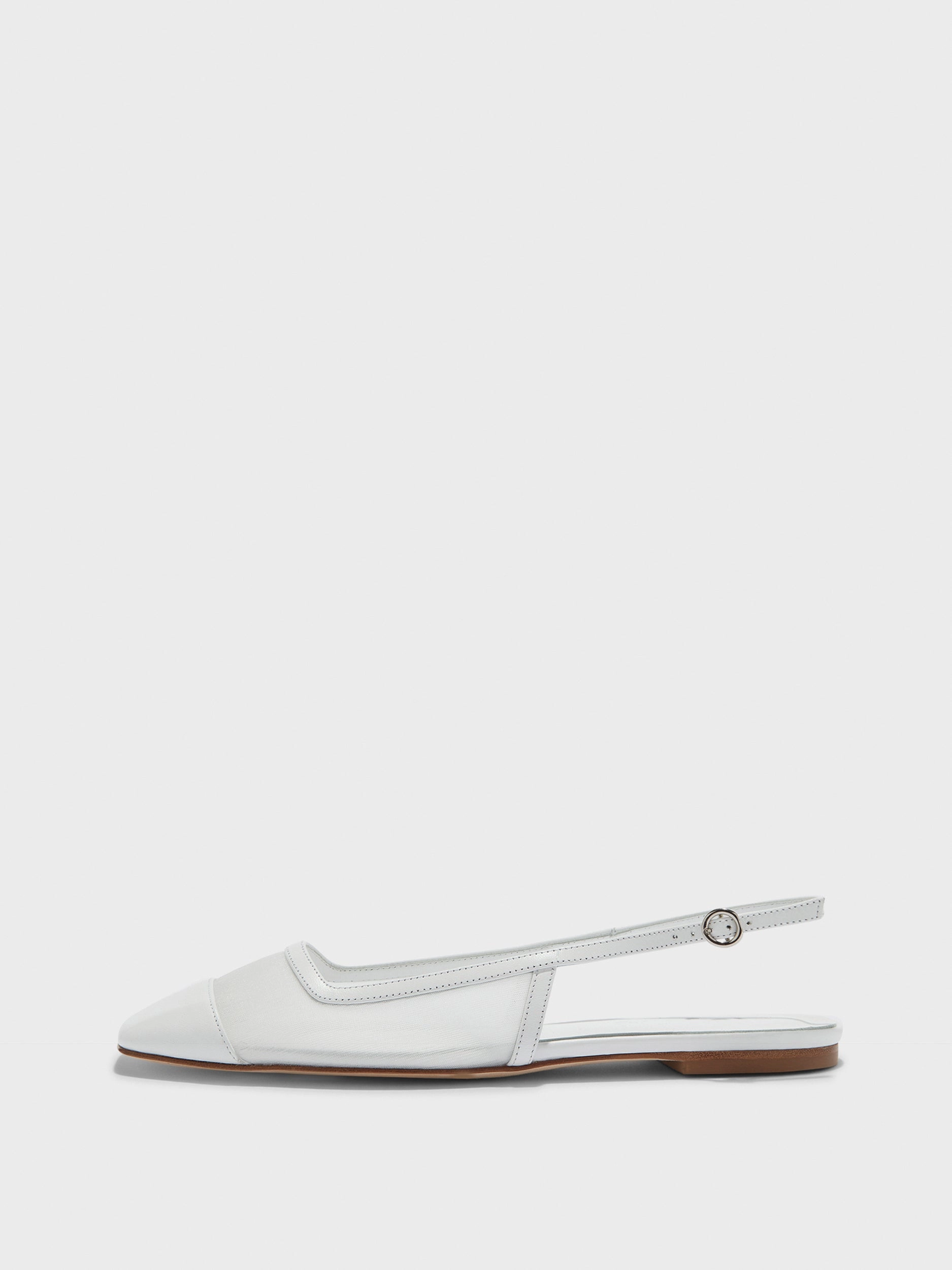 Geraldine Mesh Toe-Cap Slingbacks